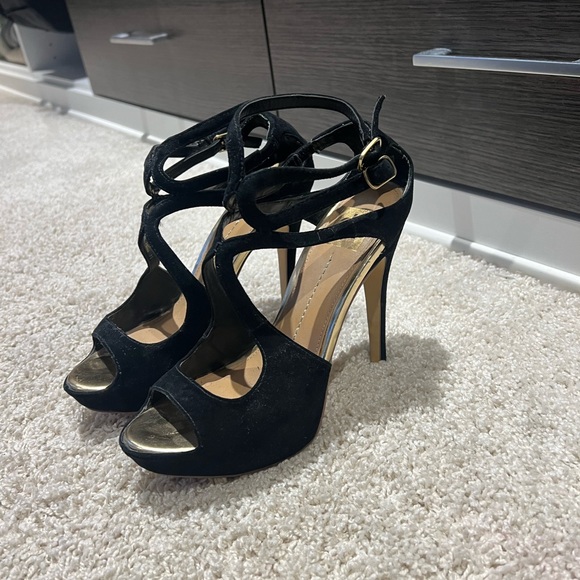 Dolce vita DV size 7.5 great condition -suede black - Picture 3 of 4